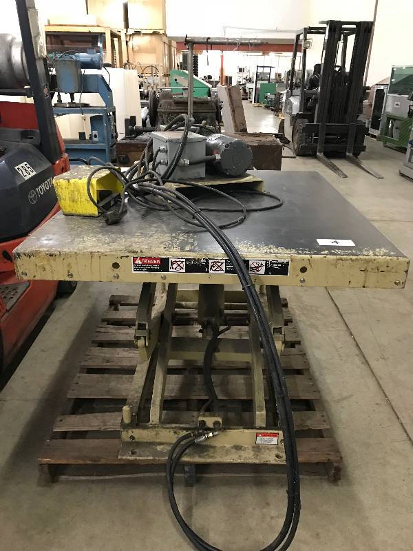 SCISSOR LIFT TABLE