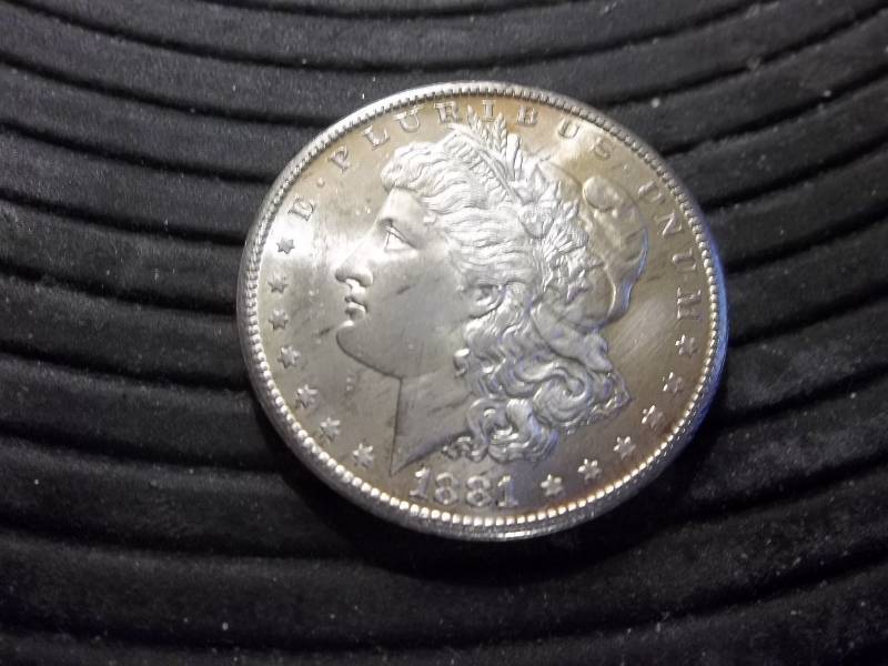 1881 S Morgan Silver Dollar