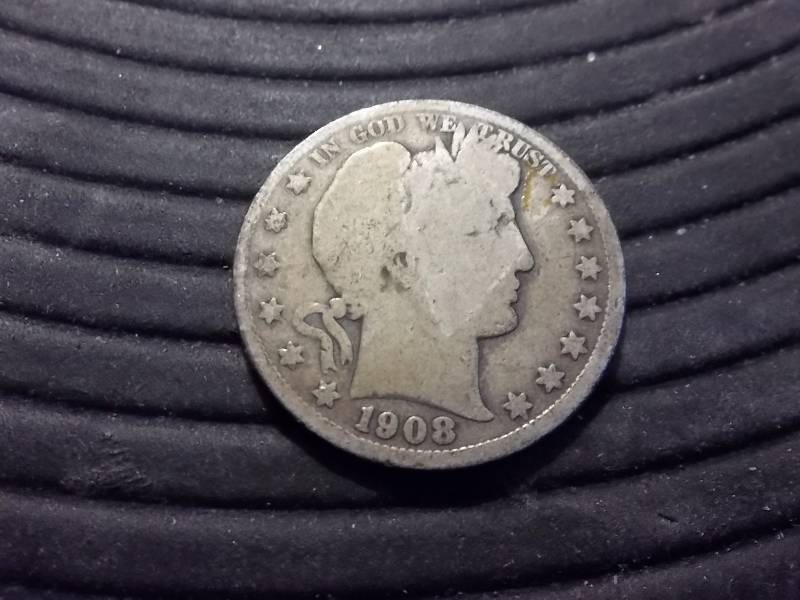 1908 D Barber Half Dollar