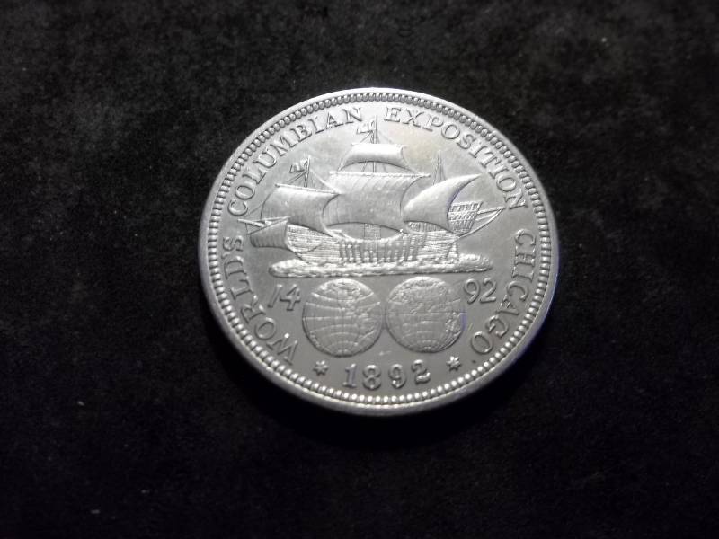 1892 Columbian Exposition Silver Half Dollar Comemmorative
