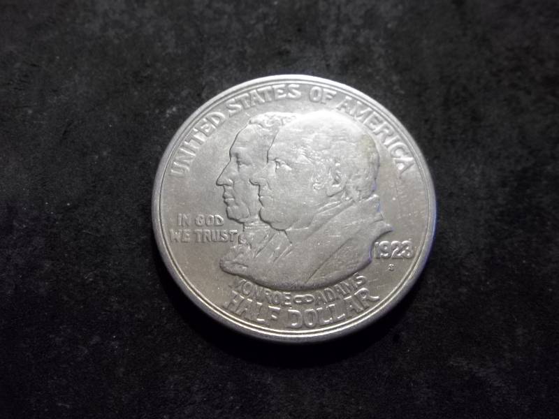 1923 Monroe Doctrine Centennial Silver Half Dollar Comemmorative