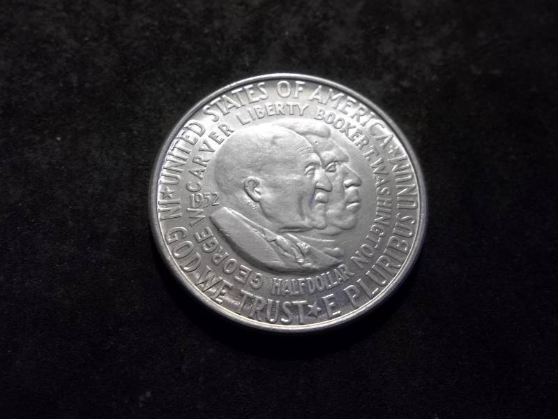 1952 WashingtonCarver Silver Half Dollar Comemmorative