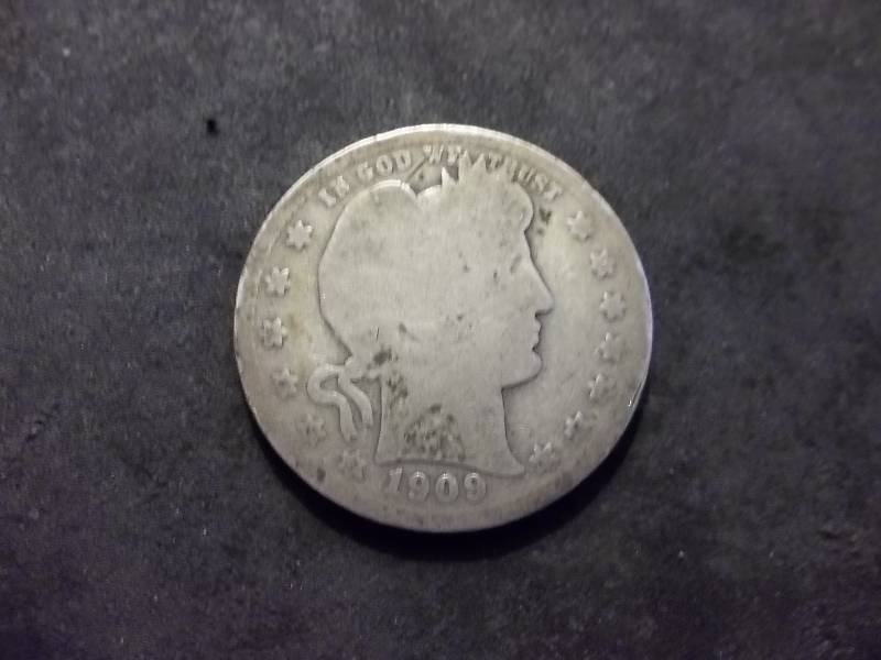 1909 Barber Quarter