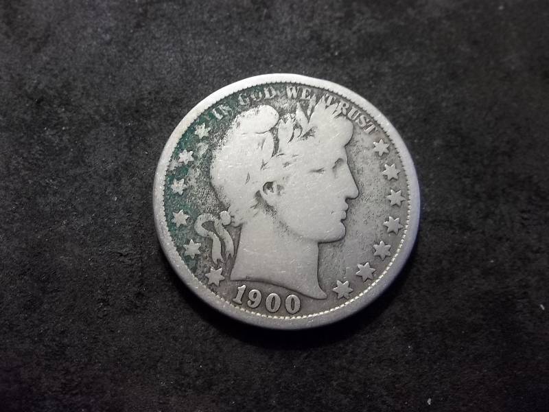 1900 O Barber Half Dollar