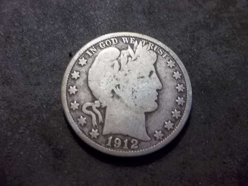 1912 D Barber Half Dollar