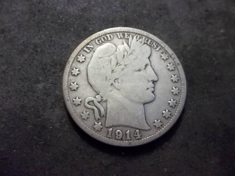 1914 S Barber Half Dollar