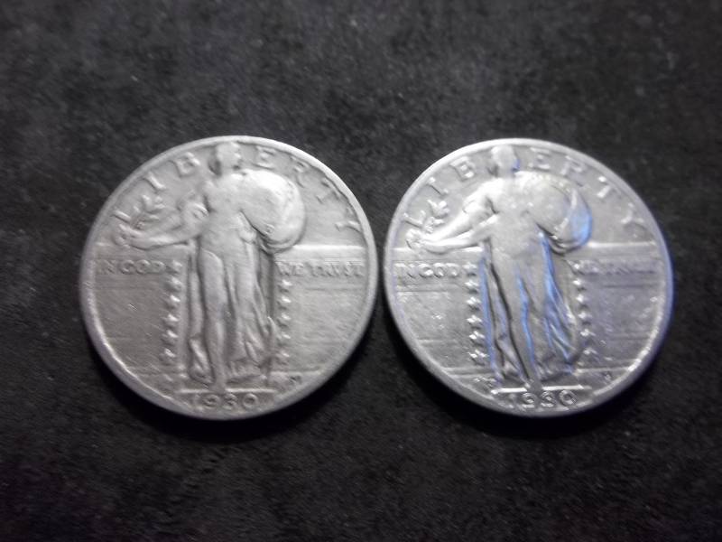 1930, 1930 S Standing Liberty Quarters