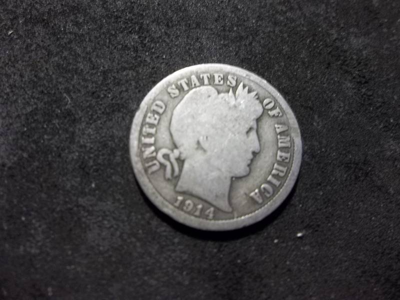 1914 Barber Dime