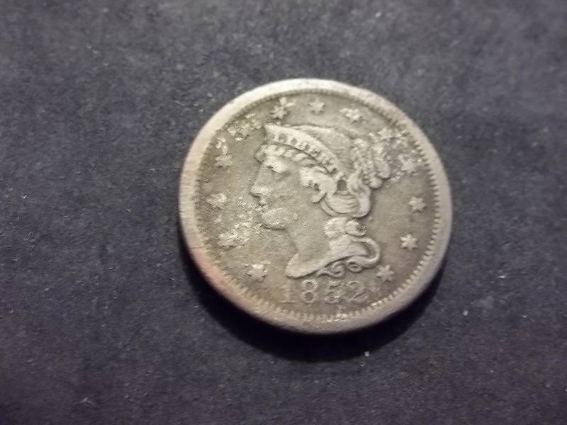 1852 Large Cent