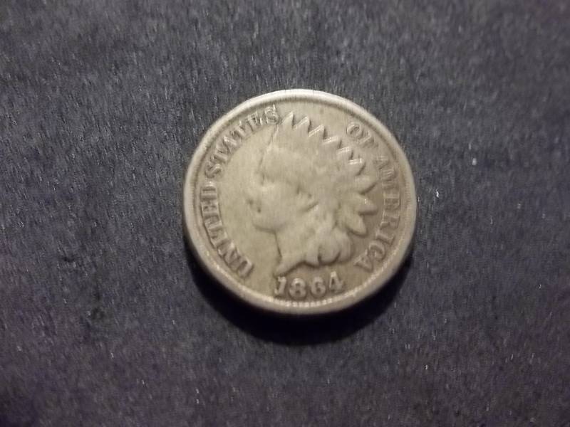 1864 Indian Head Cent Bronze