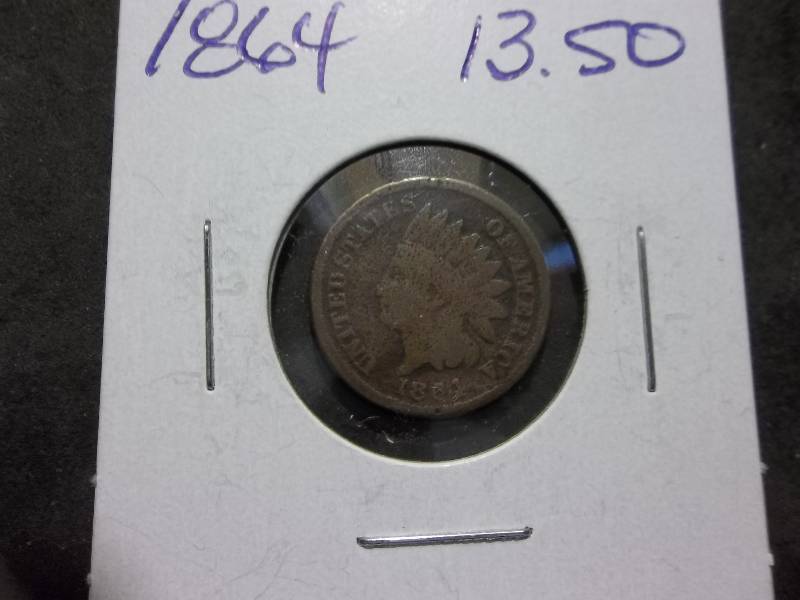 1864 Indian Head Cent Copper