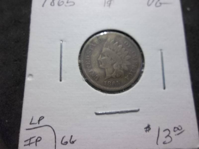 1865 Indian Head Cent