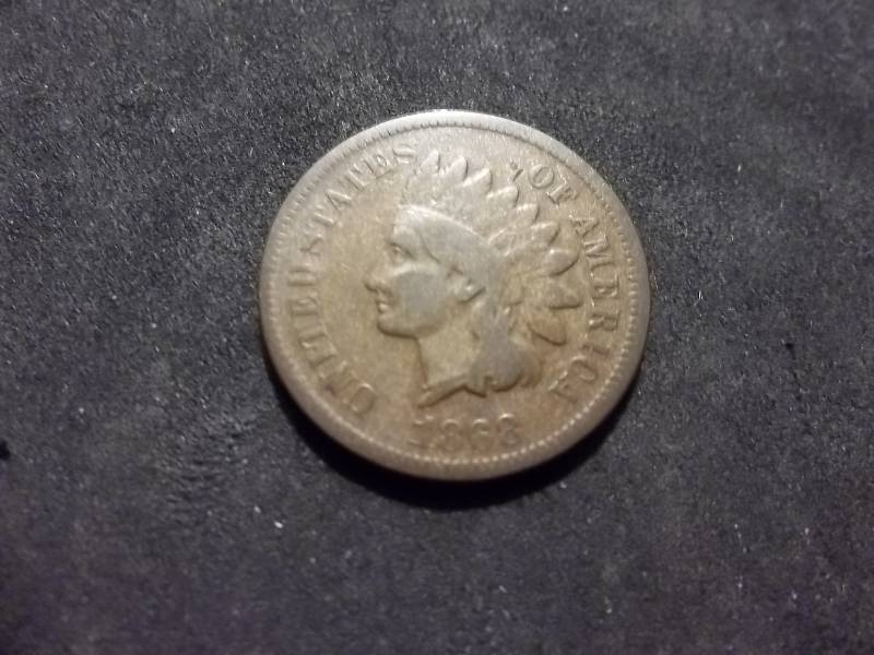 1868 Indian Head Cent