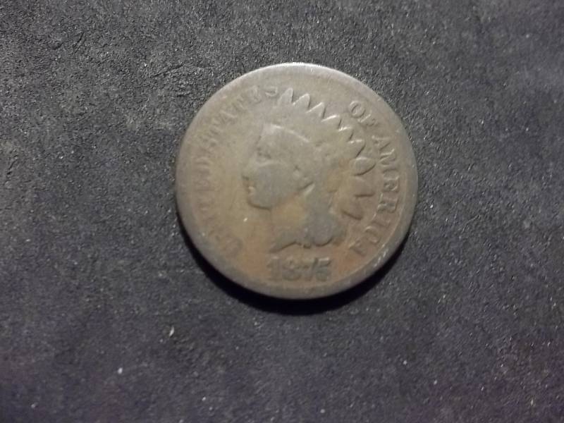 1875 Indian Head Cent