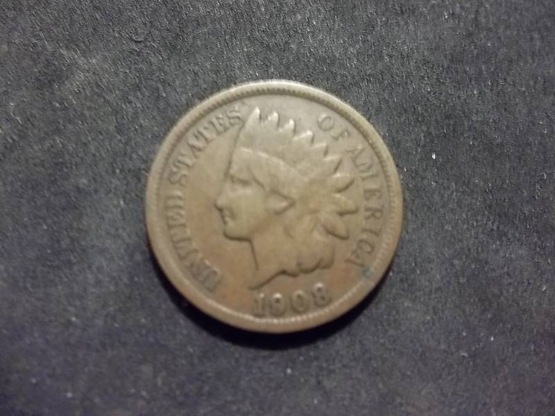 1908 Indian Head Cent