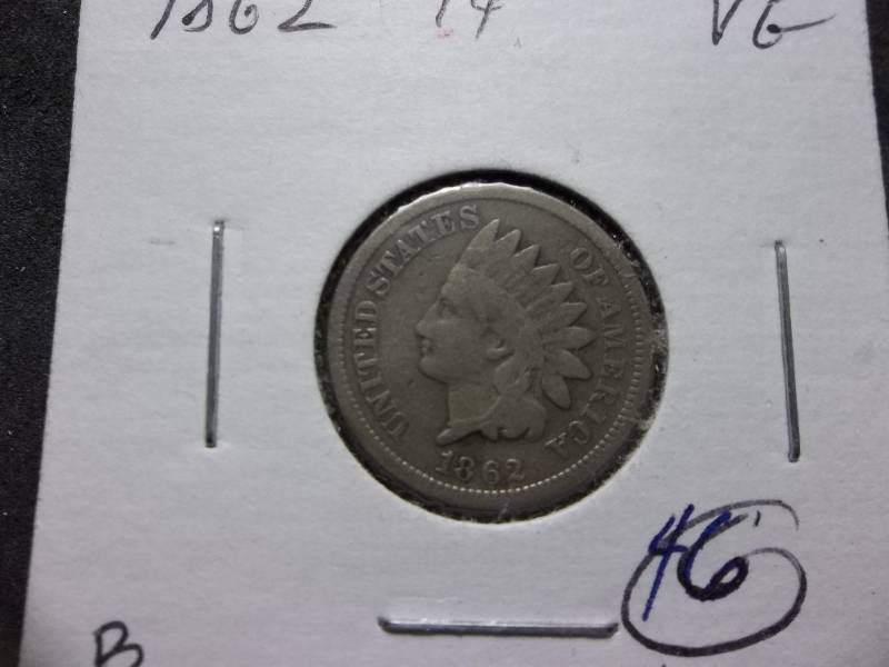 1862 Indian Head Cent