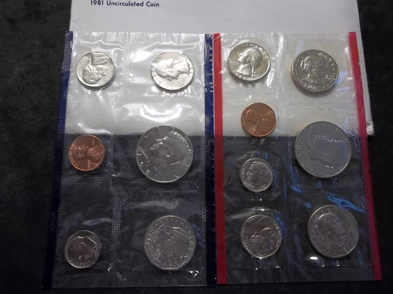 1981 US Mint Set P & D