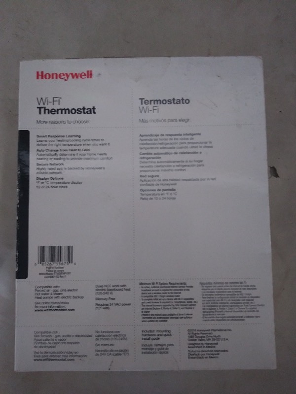 Honeywell  WiFi Thermostat