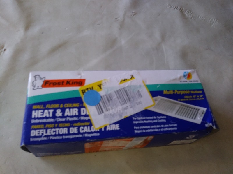 2- Frost King Heat & Air Deflector