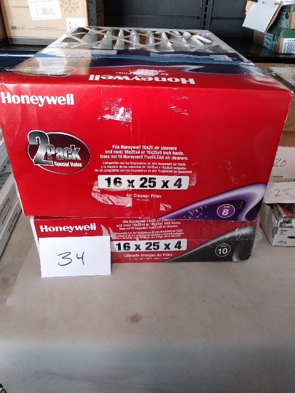 3x Honeywell Air Filters