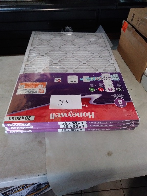 3x Honeywell Air Filters