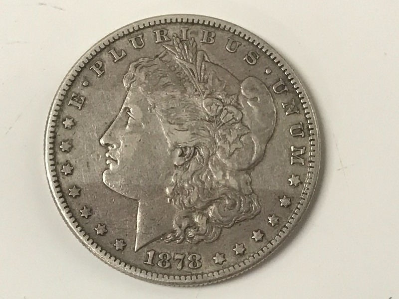 1878 Morgan Silver Dollar--Reverse ...