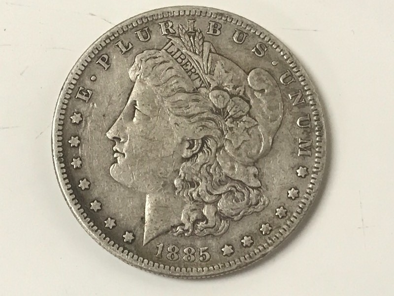 1885-S Morgan Silver Dollar ...
