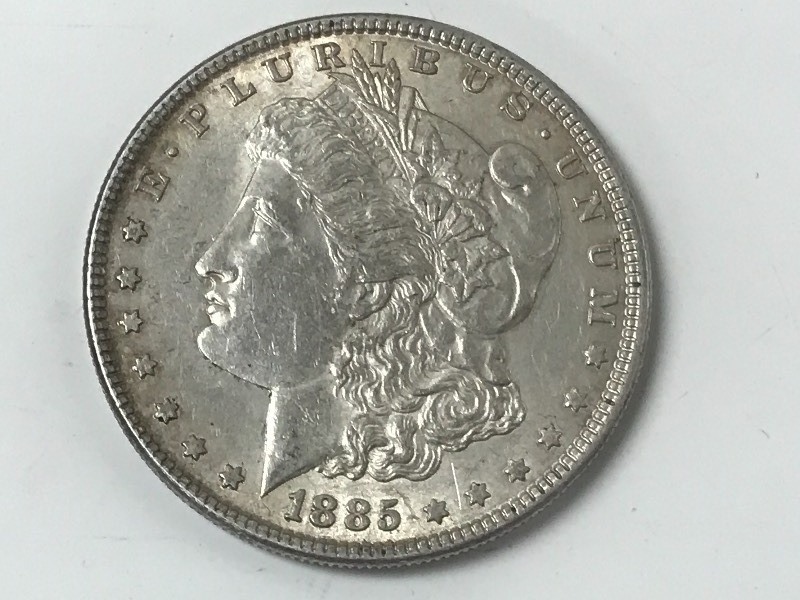 1885 Morgan Silver Dollar ...