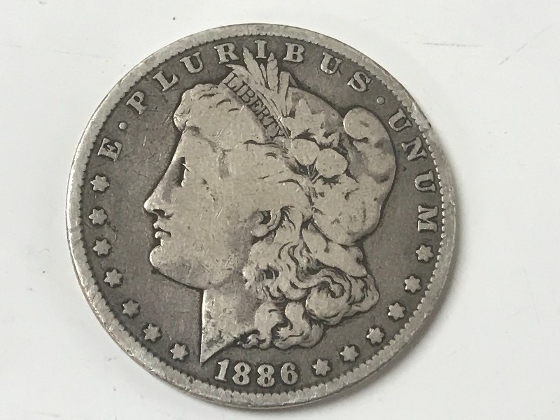 1886 Morgan Silver Dollar ...