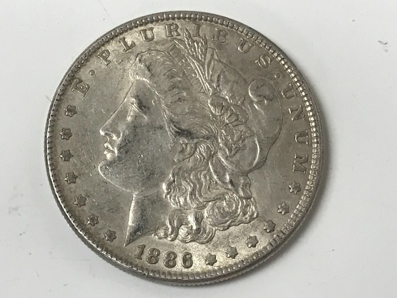 1886 Morgan Silver Dollar ...
