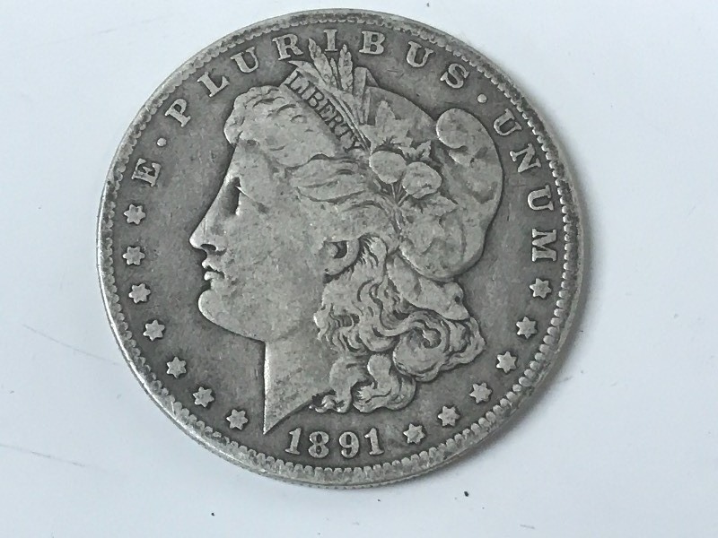 1891-O Morgan Silver Dollar ...