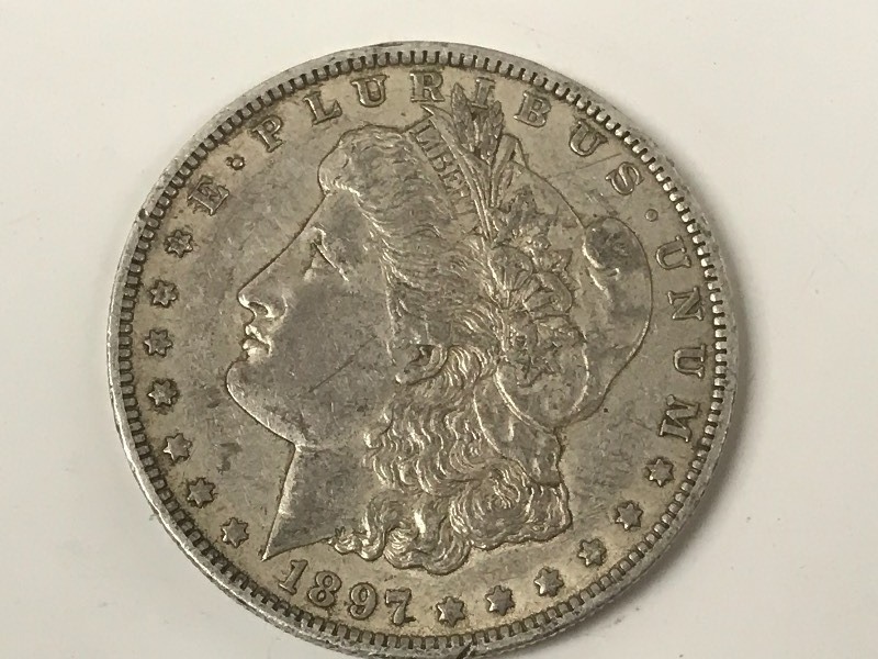 1897-O Morgan Silver Dollar ...