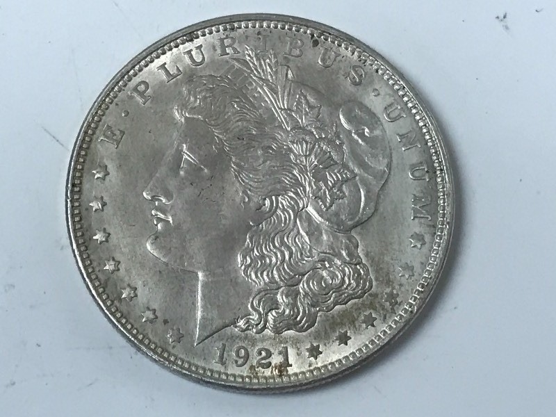 1921 Morgan Silver Dollar ...