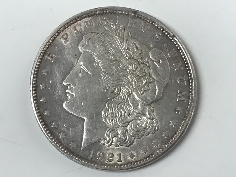 1921-D Morgan Silver Dollar ...