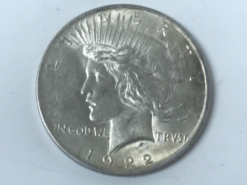 1922 Peace Silver Dollar ...