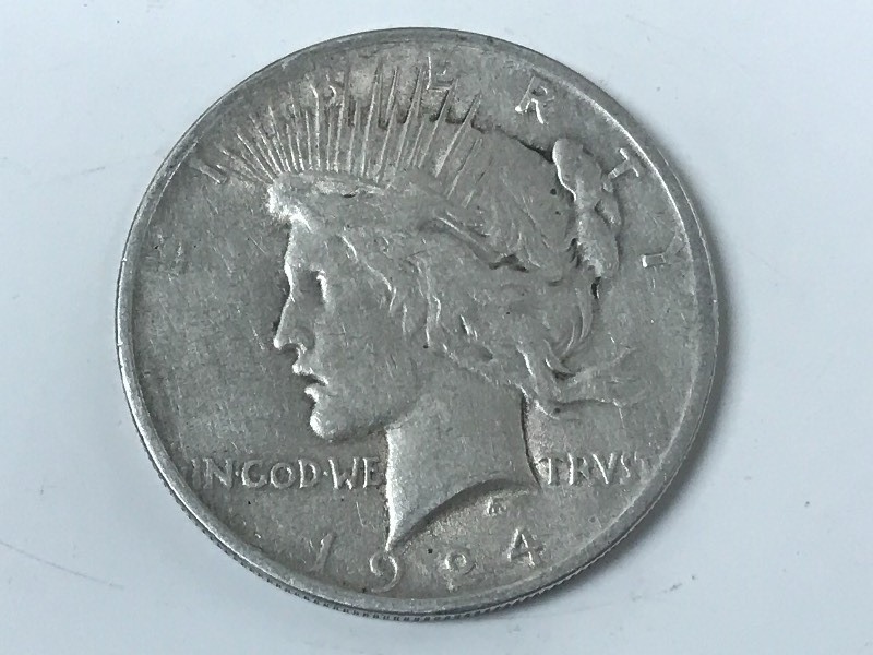 1924 Peace Silver Dollar ...