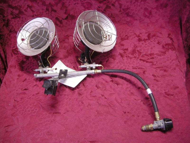 lot 8 image: Mr Heater Double Head Propane Heater