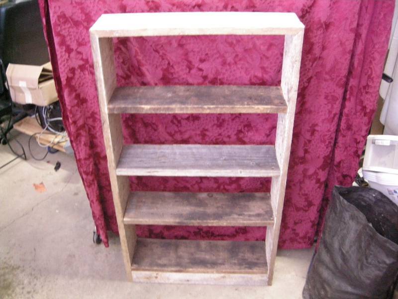 lot 13 image: Primitive Look Shelf