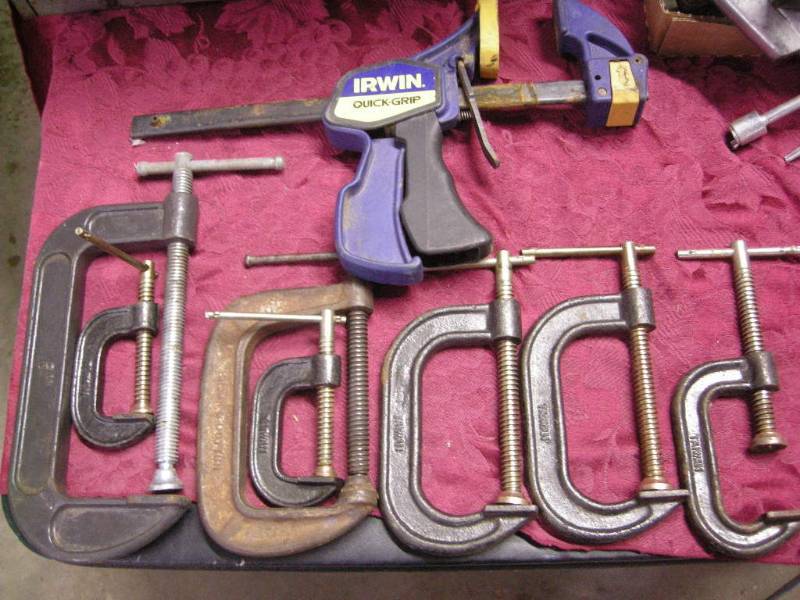 lot 25 image: C-Clamps, Quick-Grip