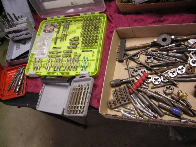 lot 24 image: Tap-n-Dies, Drill Bits