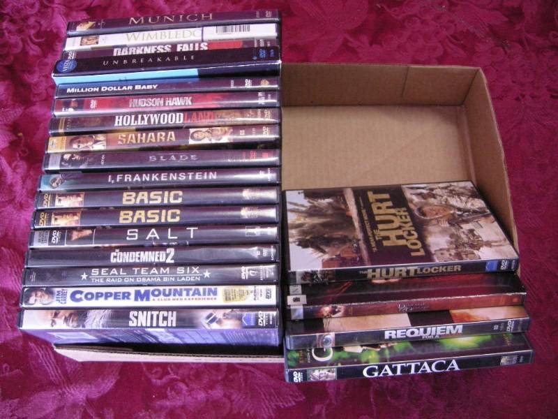 lot 34 image: 21 DVDs