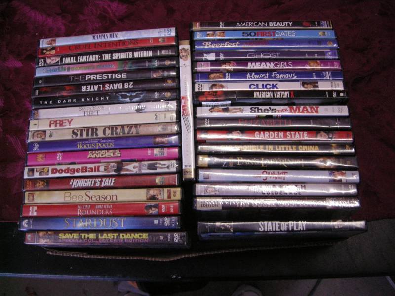 lot 52 image: 36 DVDs