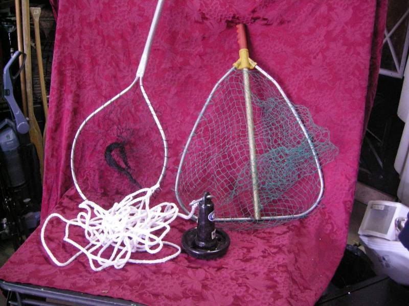 lot 63 image: Anchor and Fish Nets