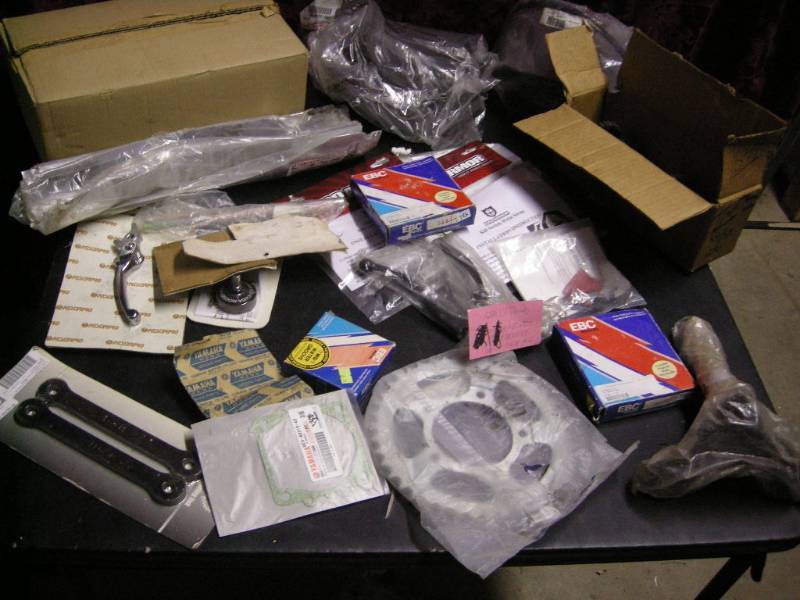 lot 107 image: Misc Yamaha Motorcycle Parts