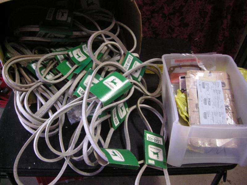 lot 116 image: John Deere Belts and Parts