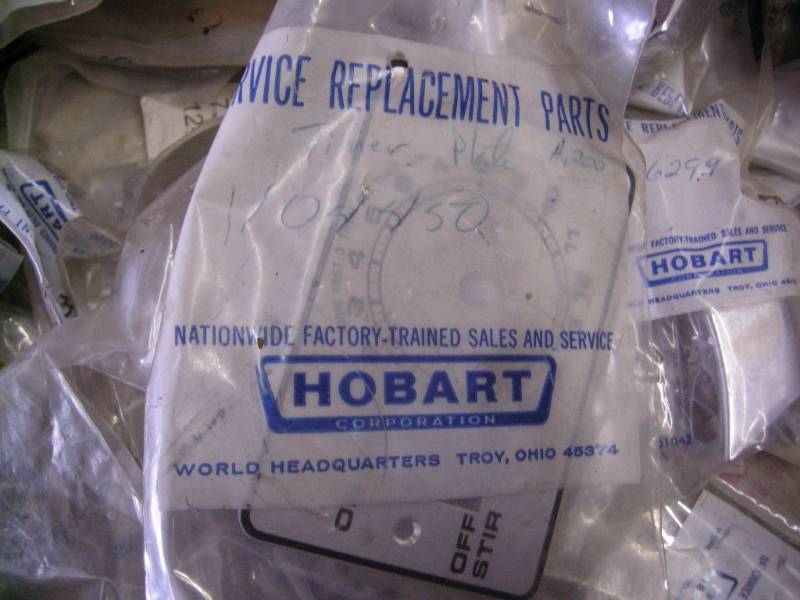 lot 118 image: Hobart Commercial Replacement Parts