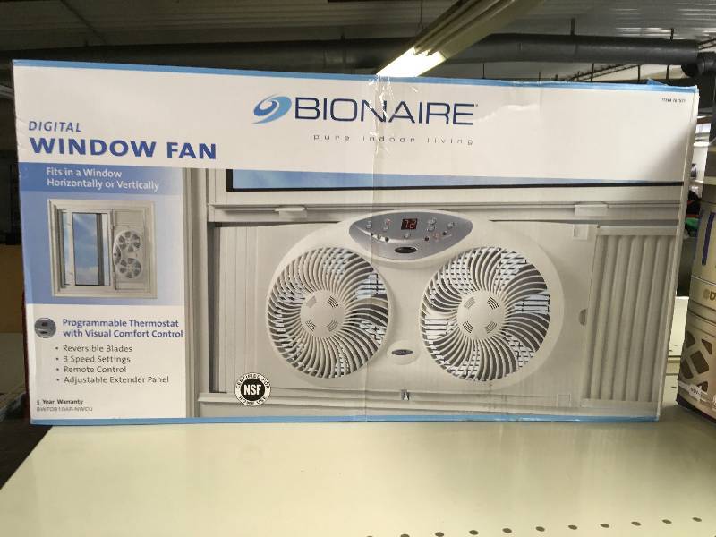 JARDEN BIONAIRE WINDOW FAN MSRP $39.99