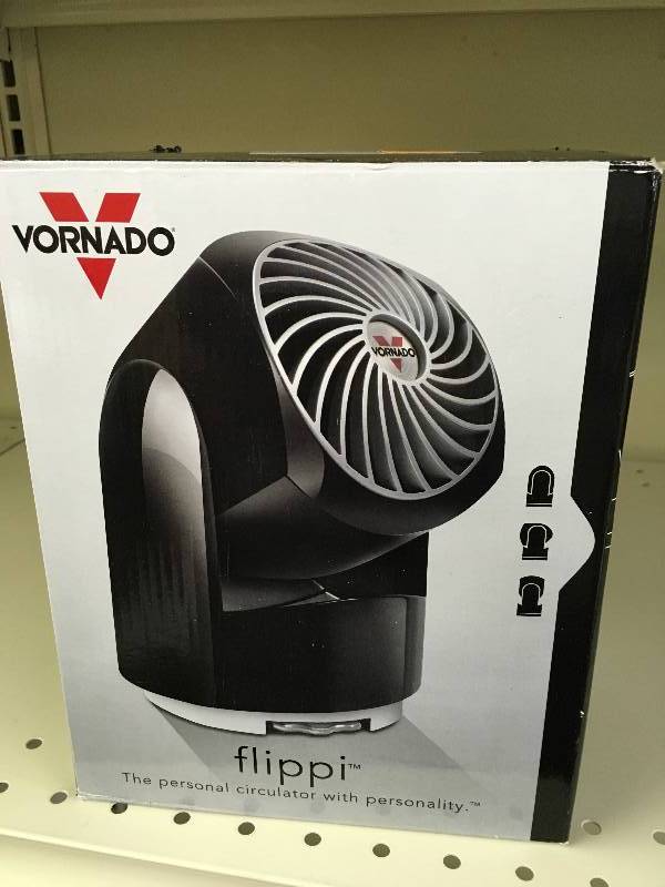 VORNADO FLIPPI V8 AIR PERSONAL FAN, MSRP $19.99