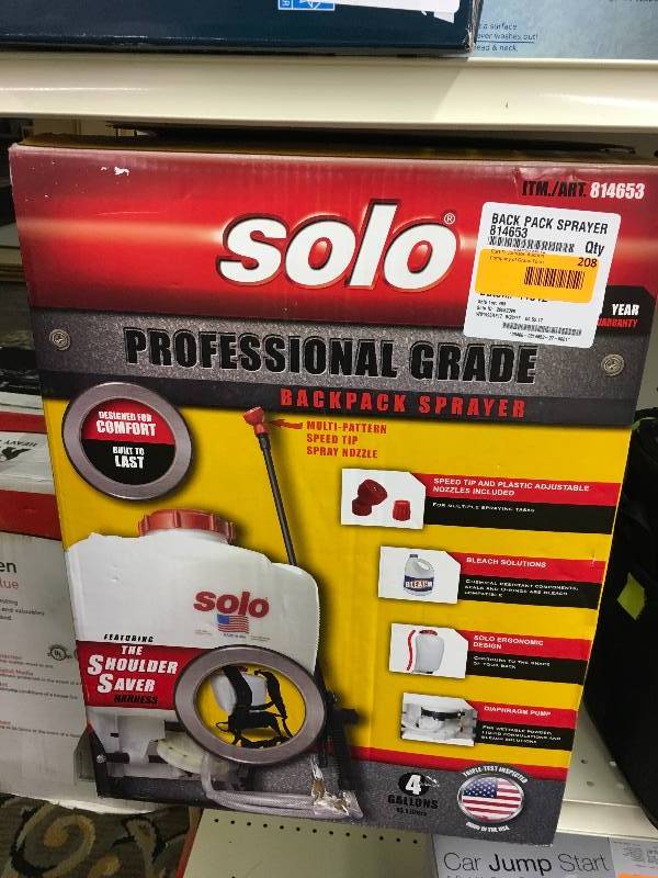 BACK PACK SPRAYER, MSRP $79.99