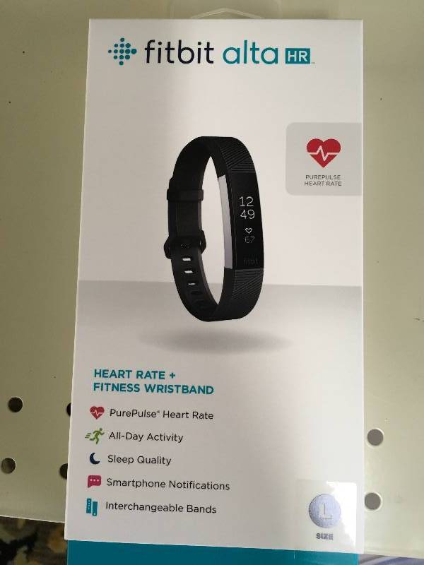 FITBIT ALTA HR LARGE, MSRP $149.99